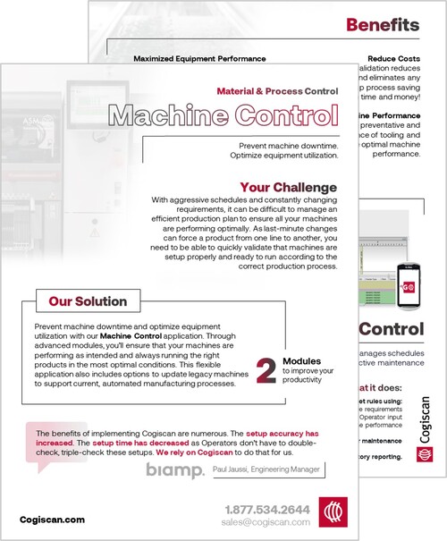Machine Control product brief cover