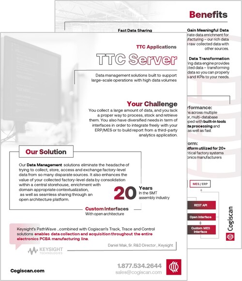 TTC Server product brief cover
