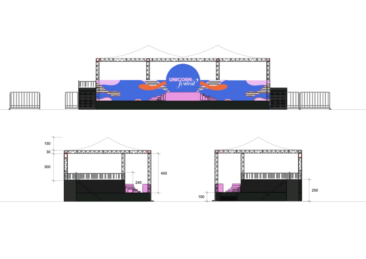 Unicorn Festival stage