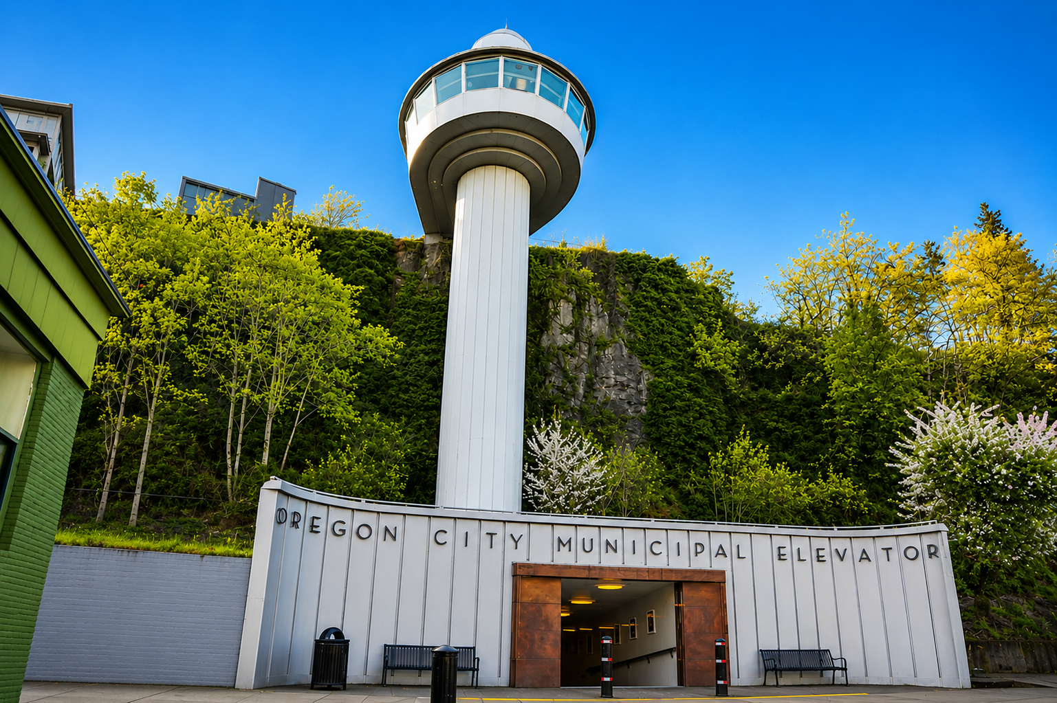 Oregon City Municipal Elevator stock image
