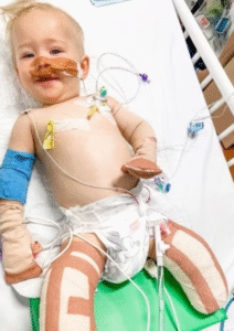 Ryan contracted Strep A and required multiple amputations after developing sepsis