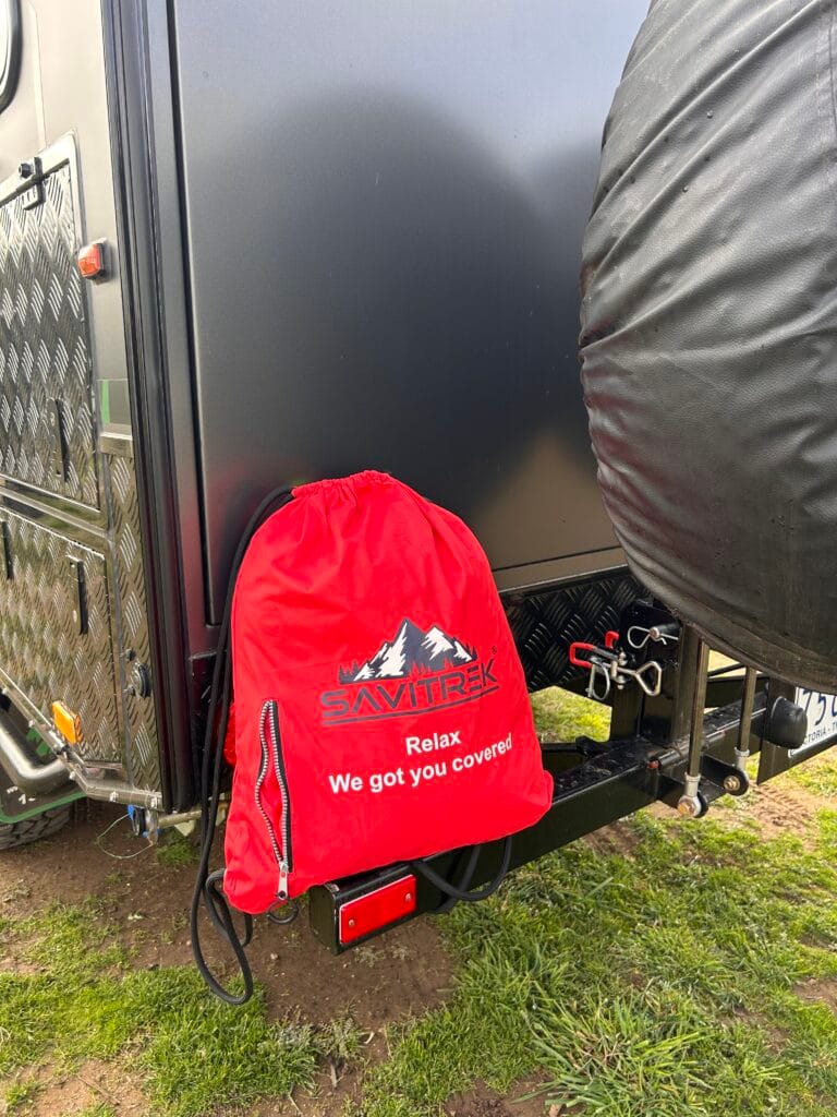 First aid kit on the road