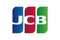 JCB logo with letters J, C, and B in white on vertical color blocks of green, blue, and red.