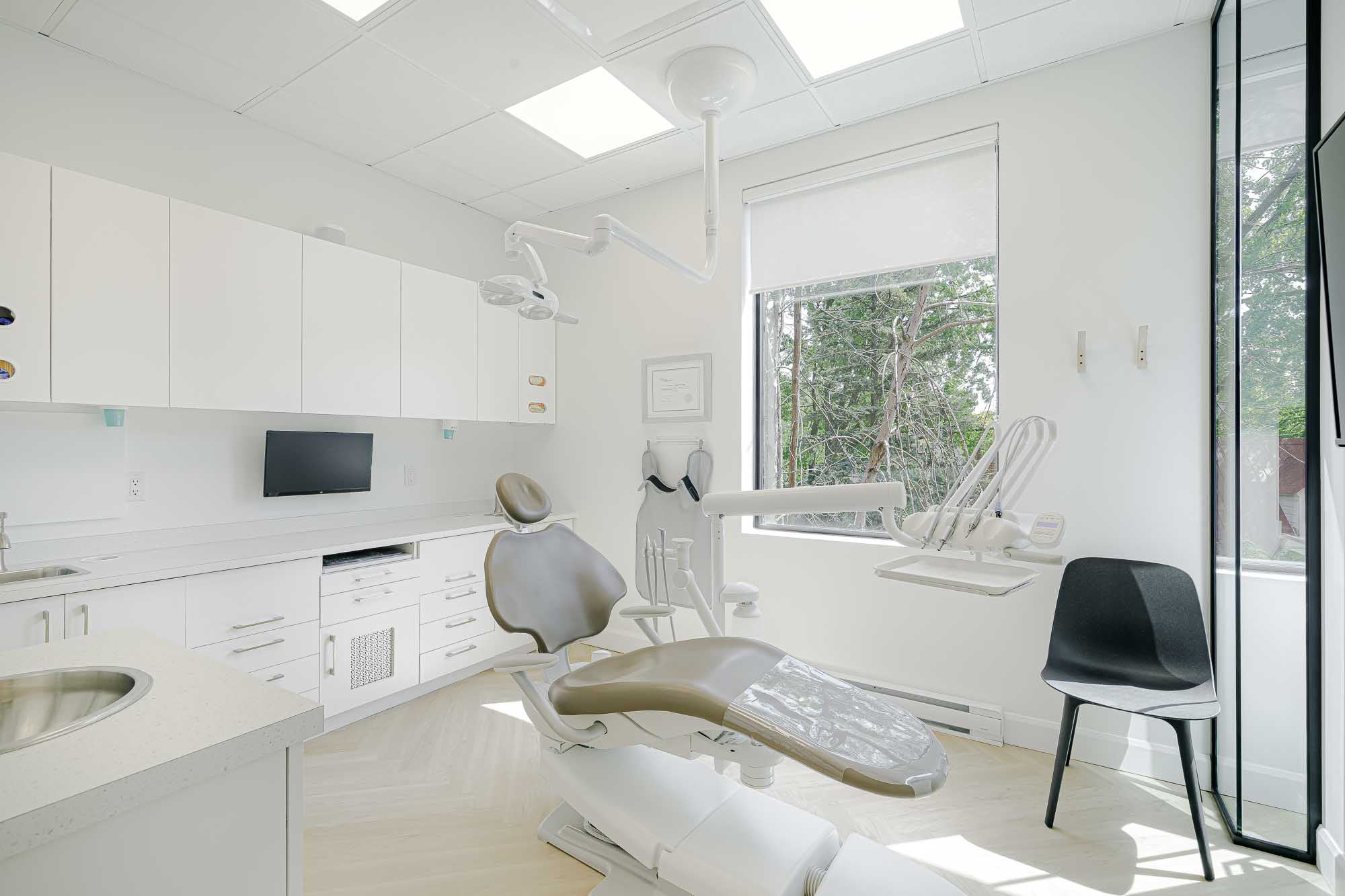 Store enroulable sur mesure, clinique dentaire Vieux Sainte-Rose