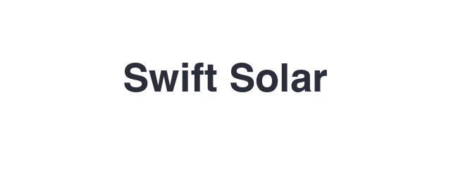 Swift Solar