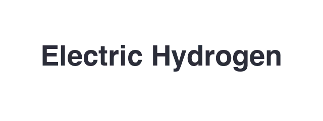 Electric Hydrogen