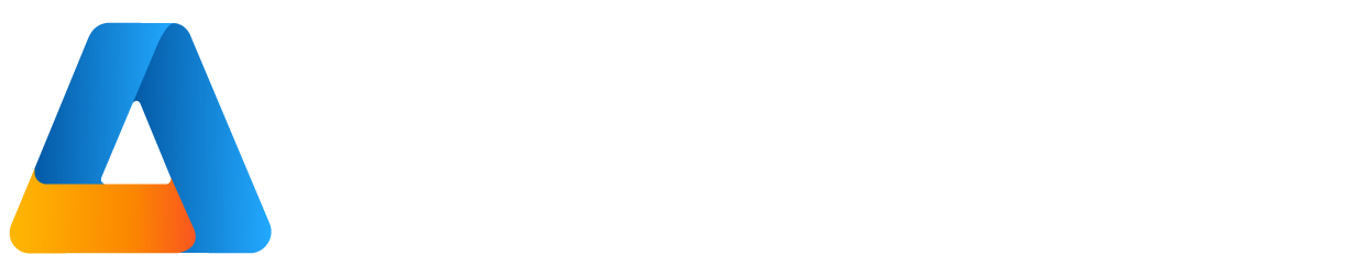 Logo of R&G Espinosa International Adjusters with a stylized blue and orange triangular emblem to the left of the white text.