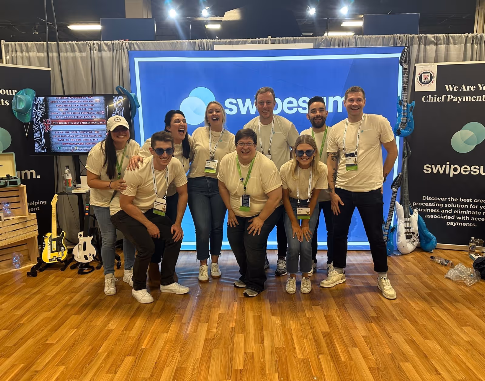 Swipesum franchise event team