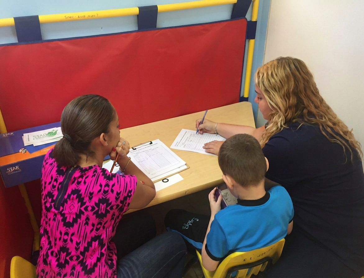 STAR Coach coaching a teacher in the classroom.
