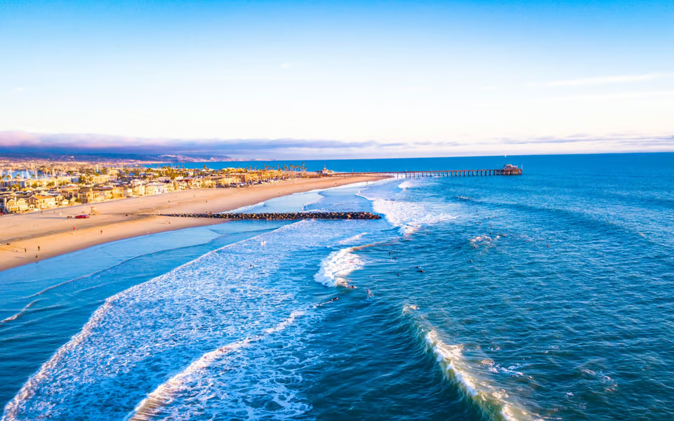 Costa Mesa Aerial View