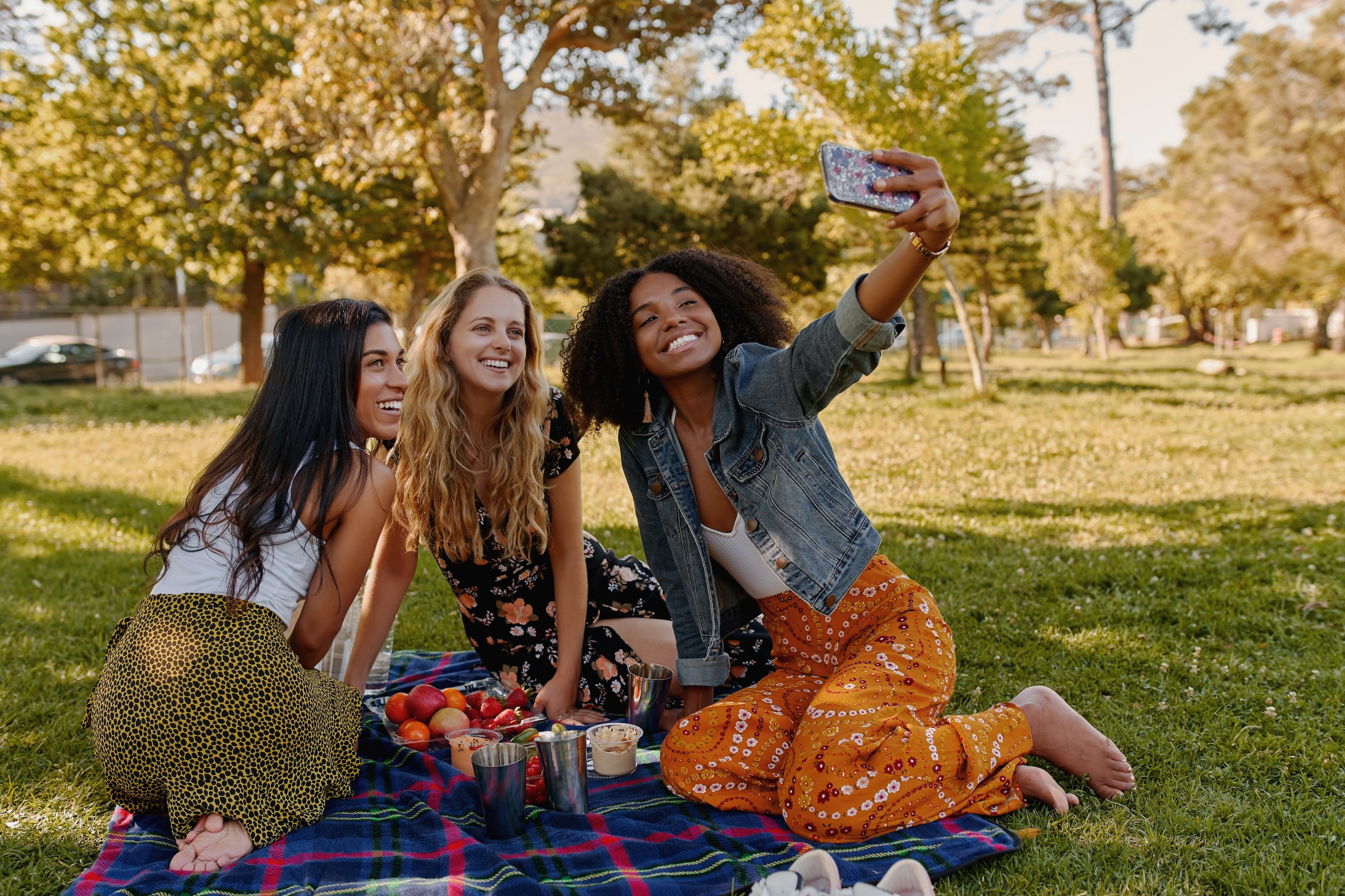 People Taking A Picture Stock Image