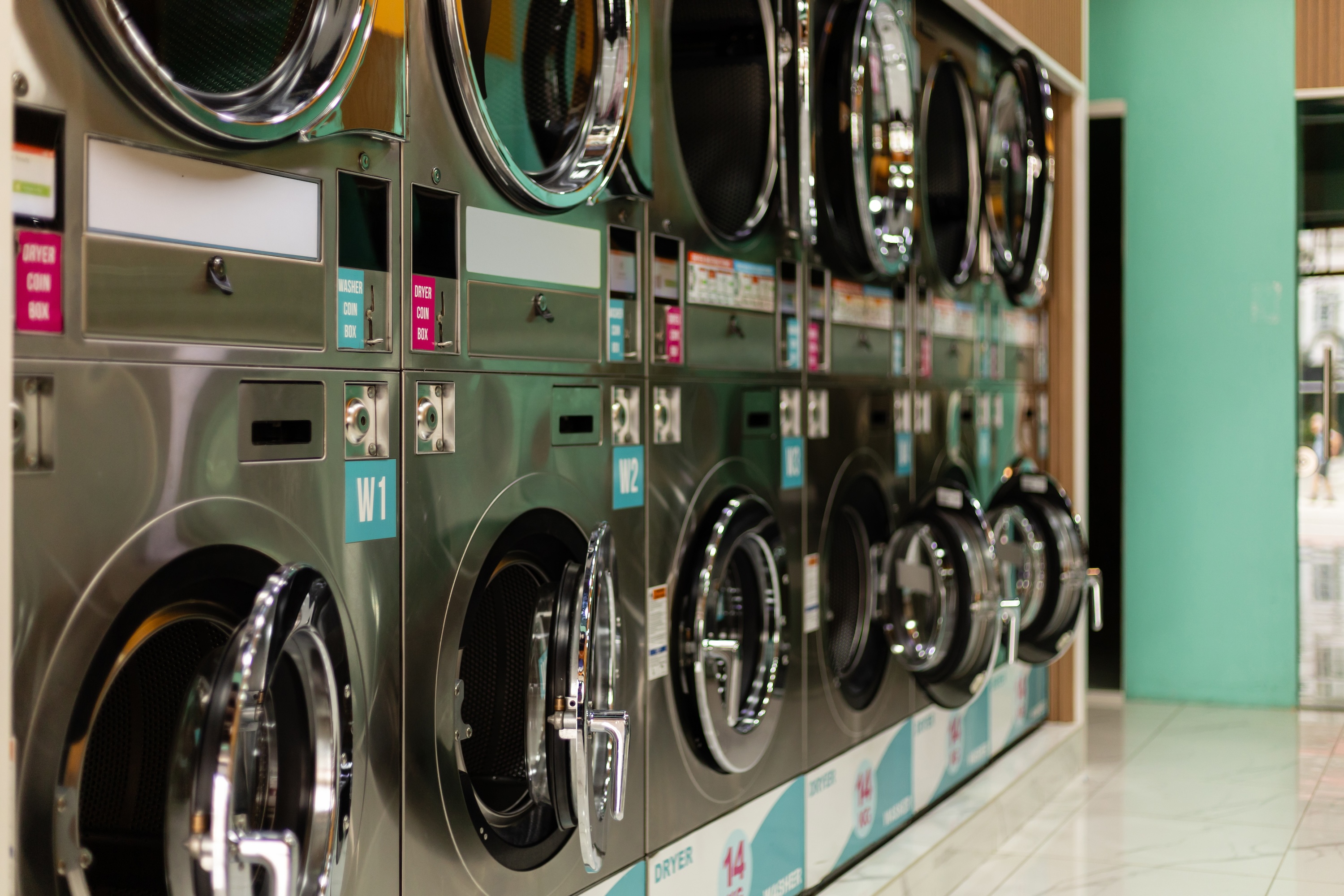 Community Laundry Stock Image