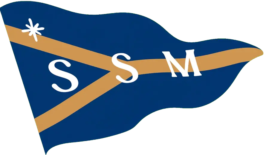 South Side Marina burgee flag waving