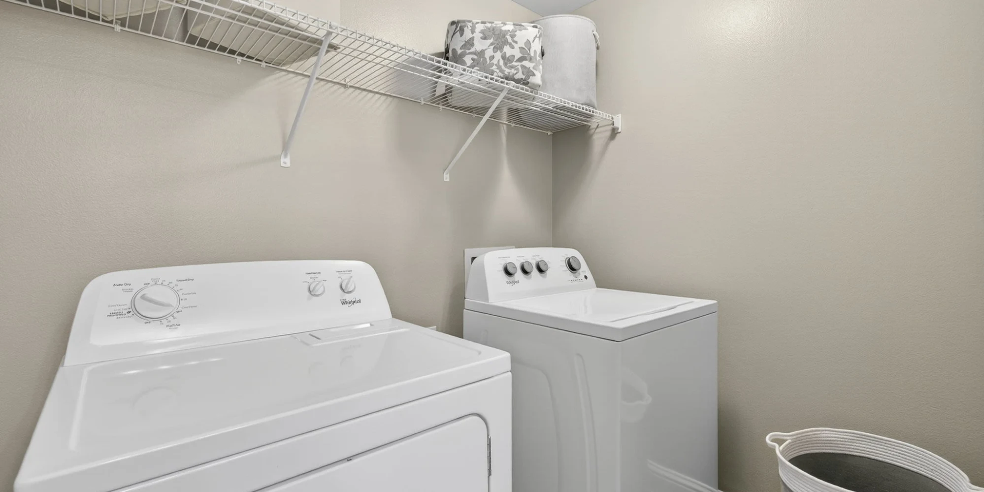washer and dryer