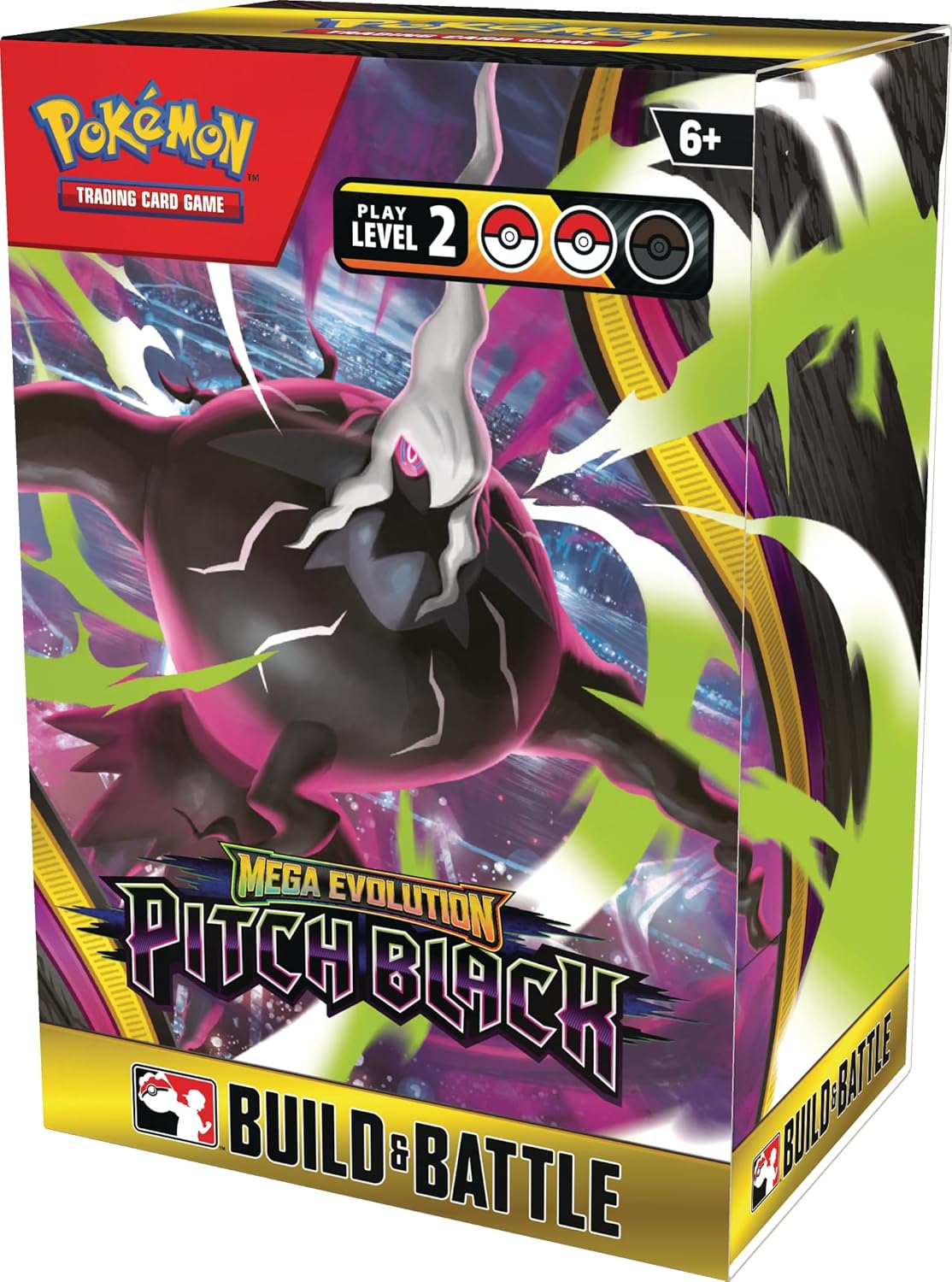 Pokemon TCG Mega Evolution Pitch Black Build and Battle Box
