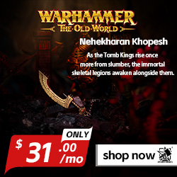 Starforged Nehekharan Khopesh Keychain — official Warhammer accessory