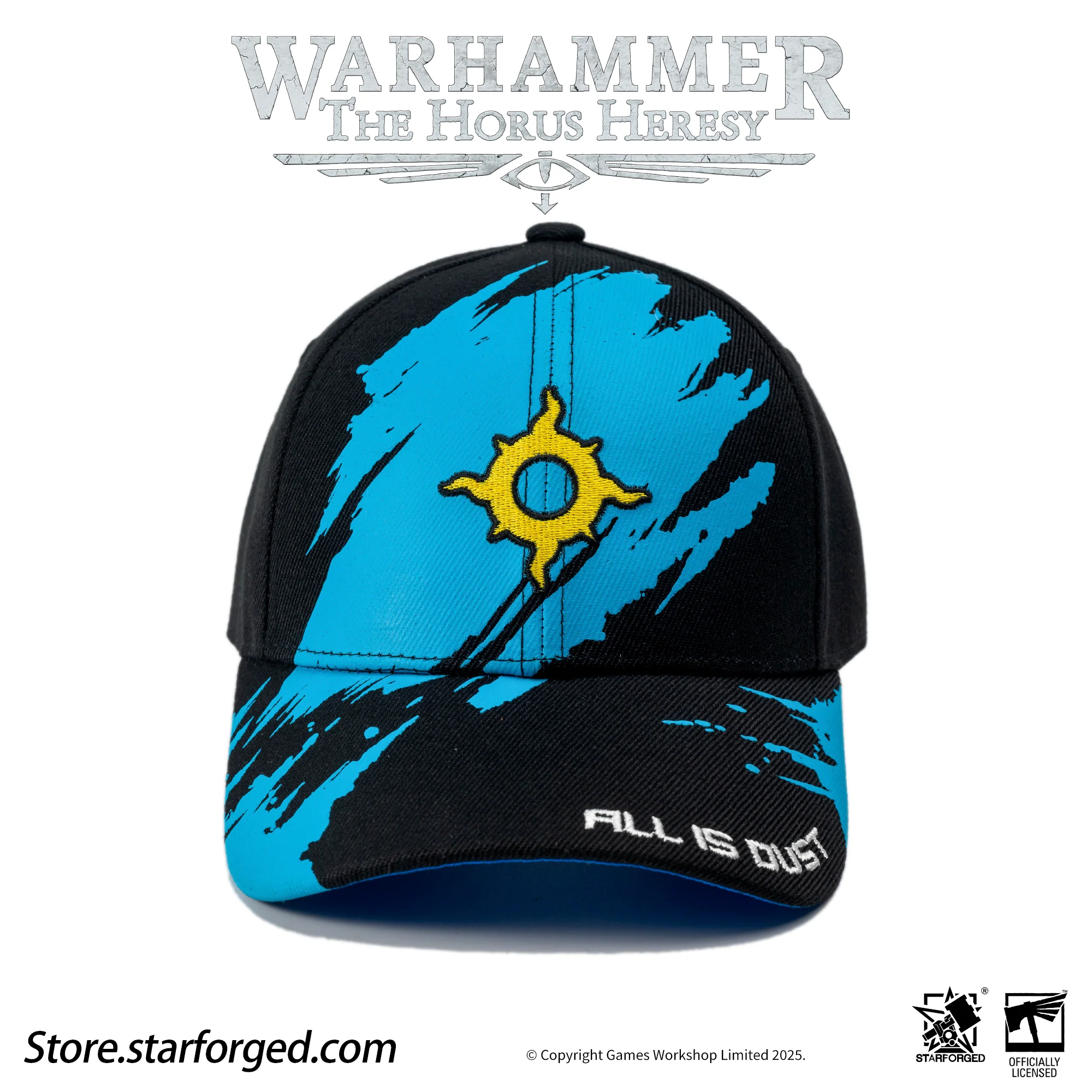 Warhammer 40K Horus Heresy Thousand Sons themed snapback cap