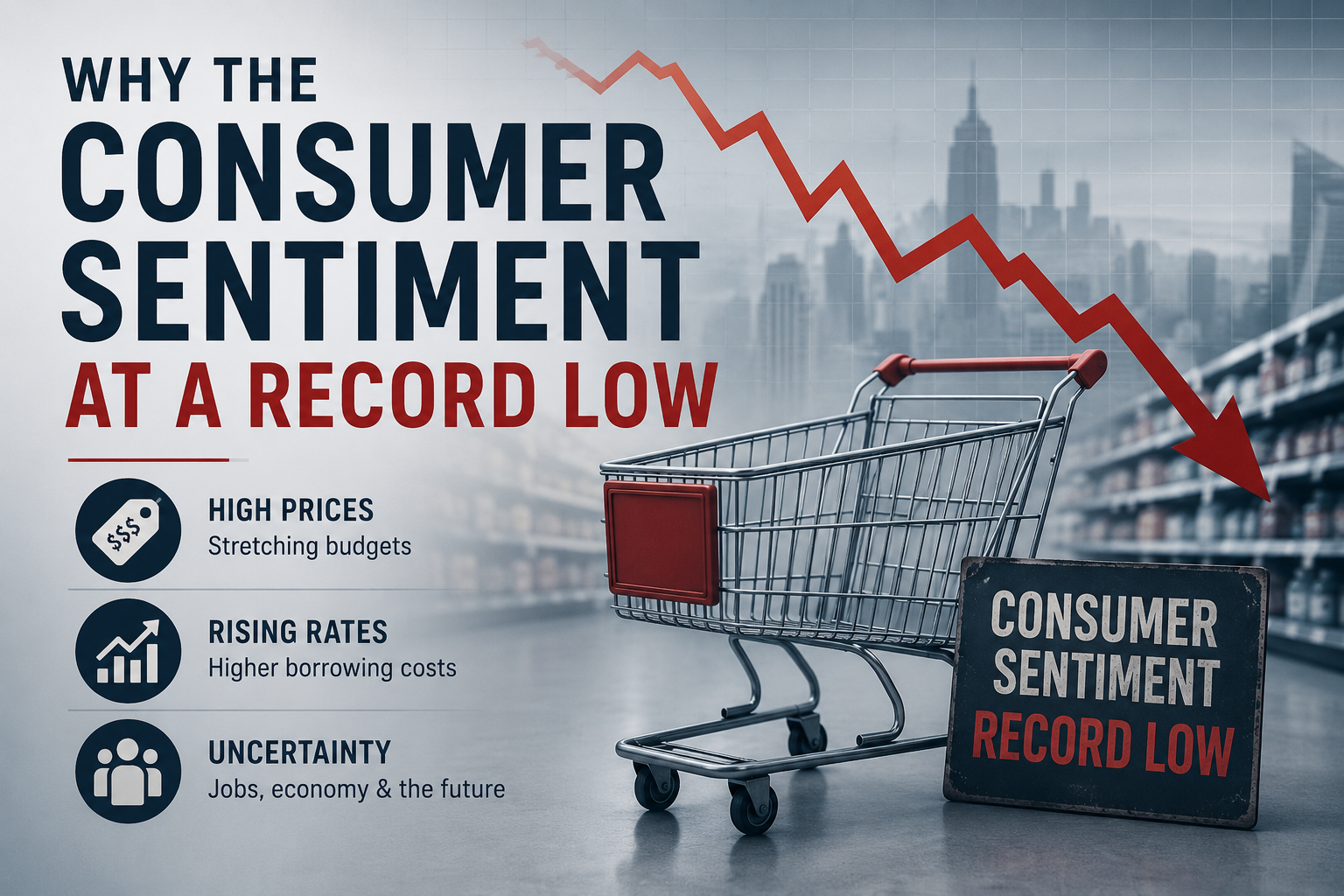 Why The Consumer Sentiment At A Record Low