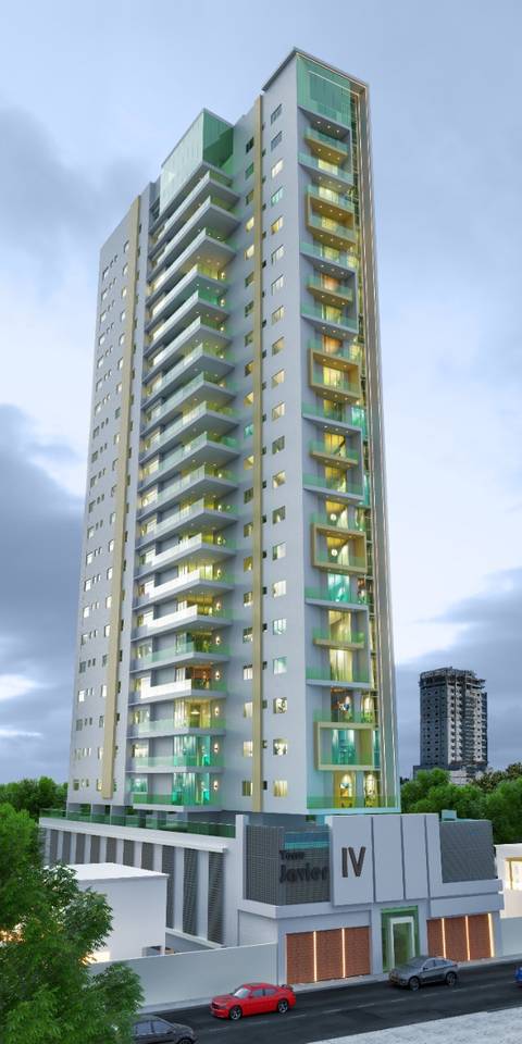 Lujoso torre de apartamentos en el centro de la ciudad