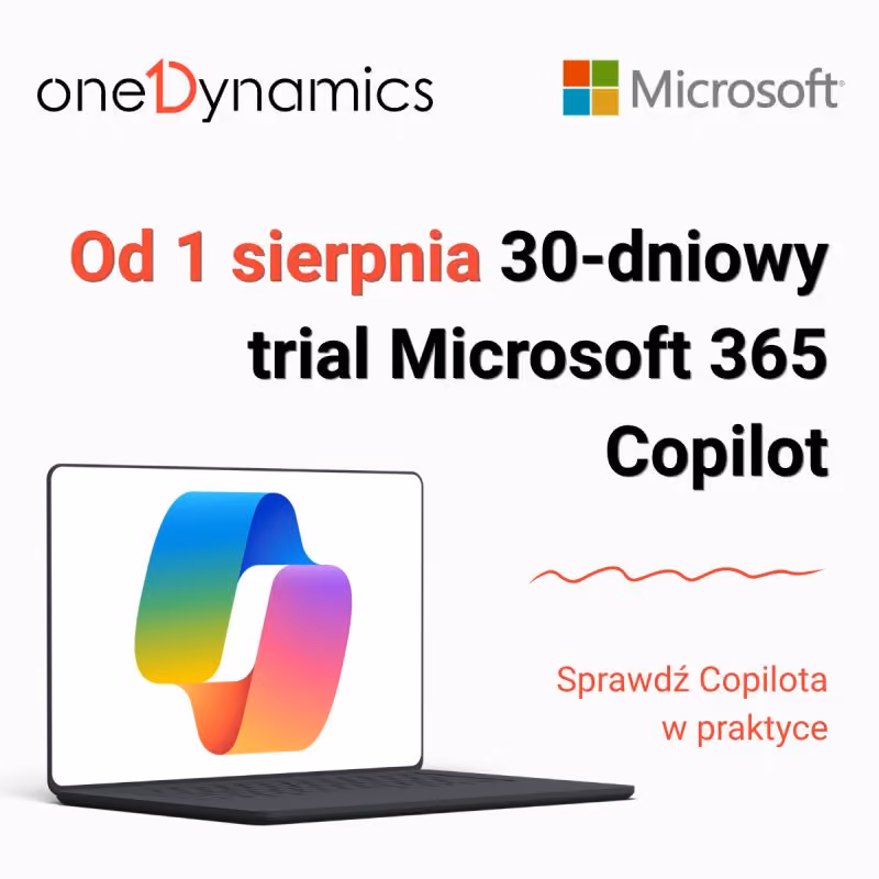 Grafika informująca o 30-dniowym trialu Microsoft 365 Copilot