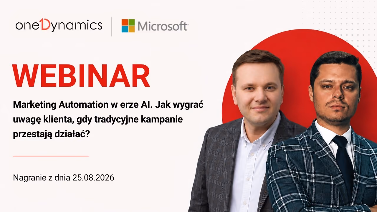 Marketing automation w erze AI – Dynamics 365 Customer Insights