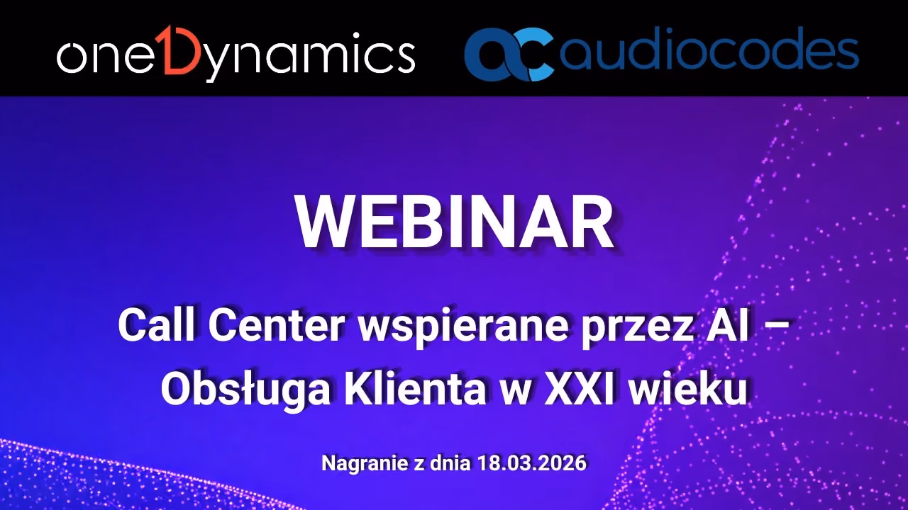 Call Center wspierane przez AI – Dynamics 365, Copilot i AudioCodes