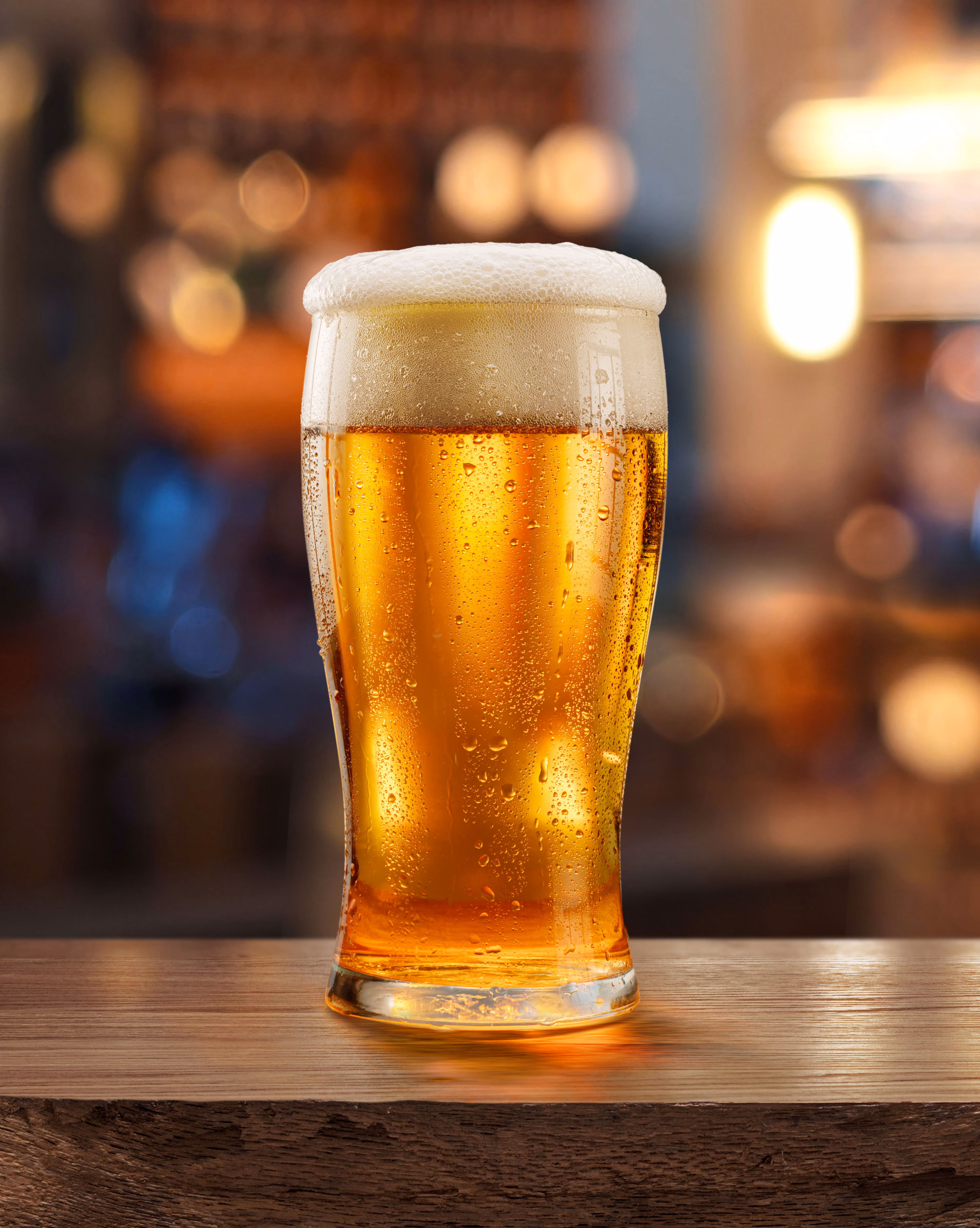 Glass mug of beer