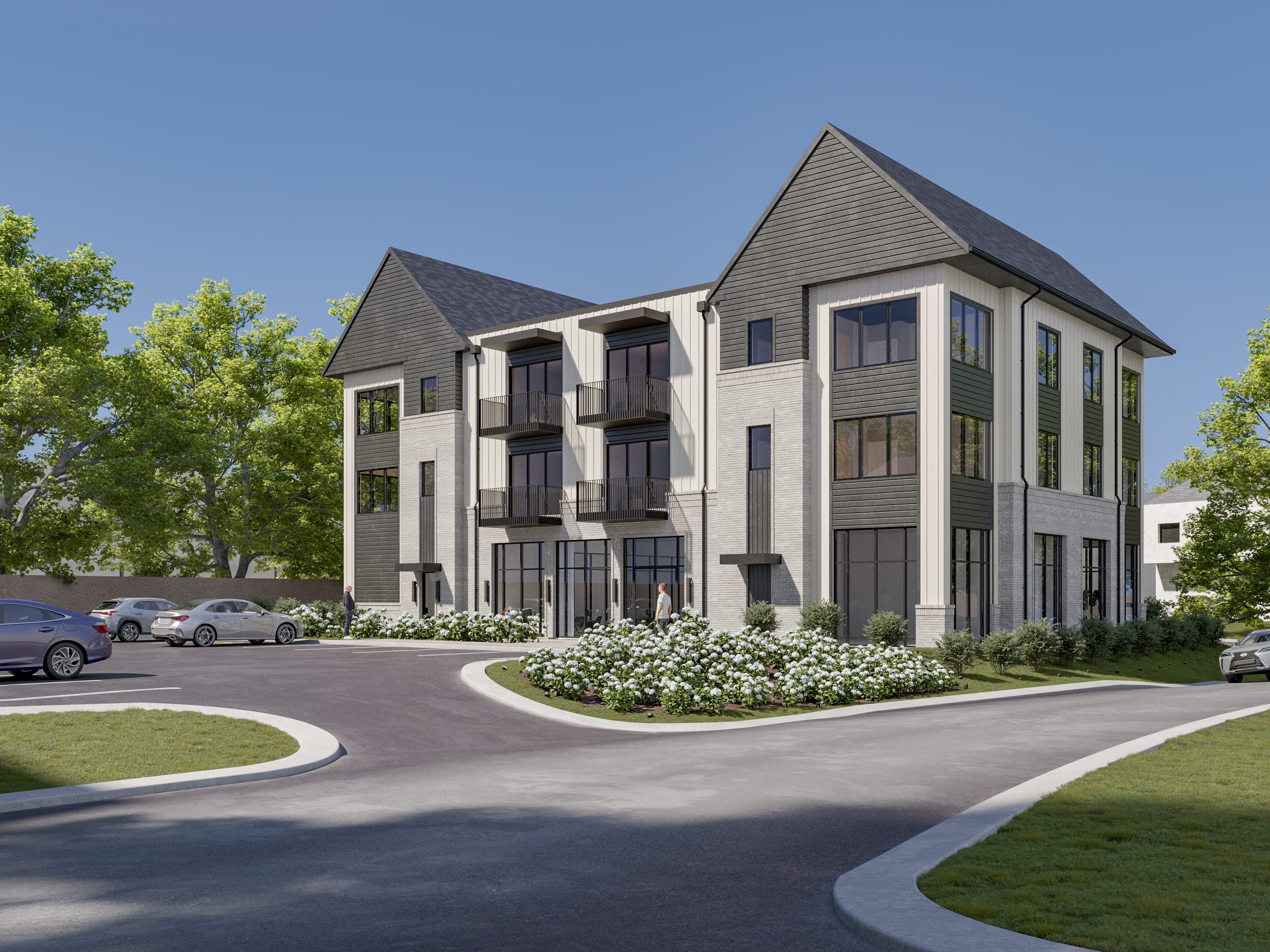 Dwell Apartments exterior rendering