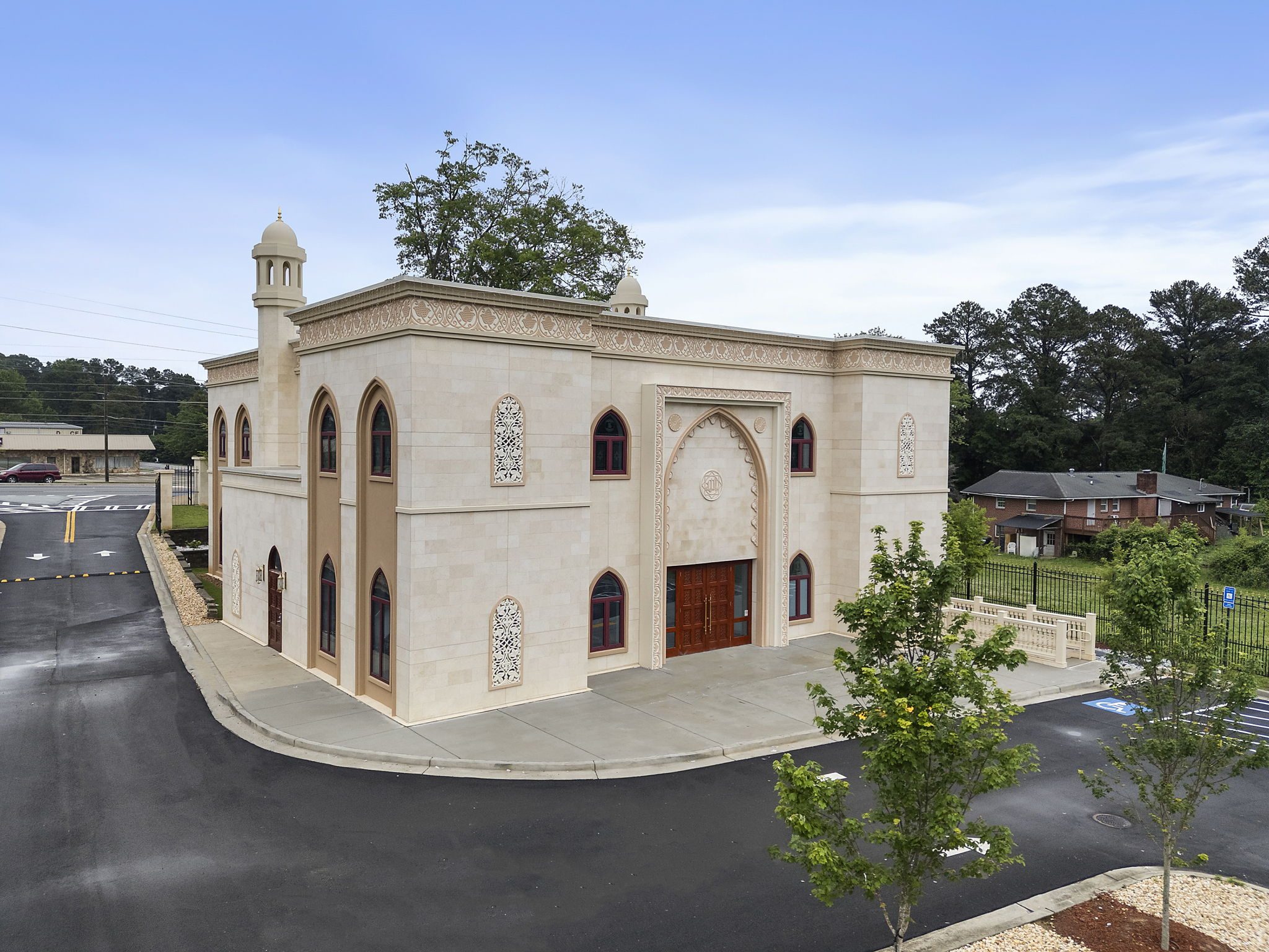 Lilburn Place of Worship, Lilburn, Georgia, aerial view 4 of 17