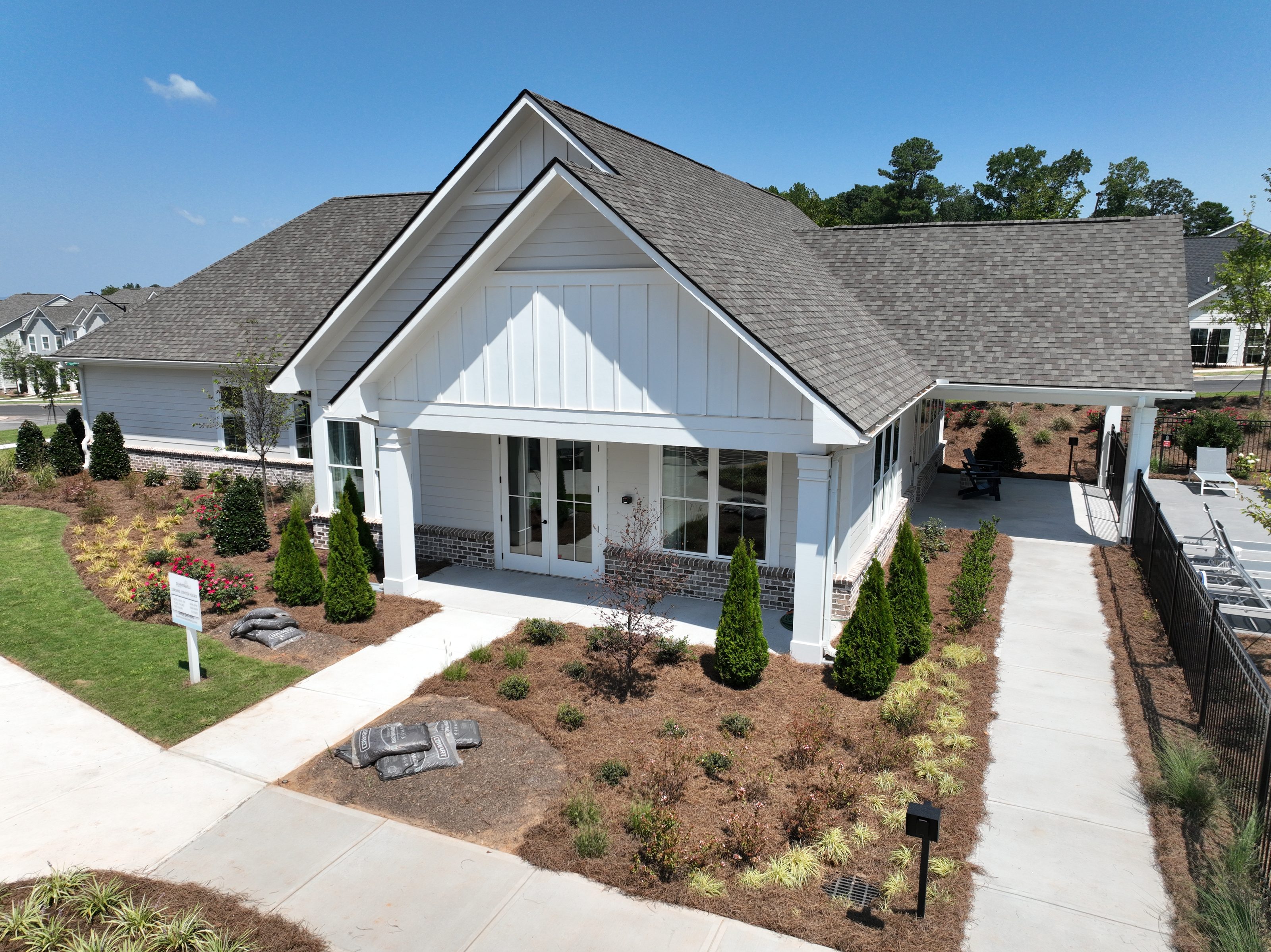 Bells Ferry Townhome Community, Acworth, Georgia, aerial view 4 of 9