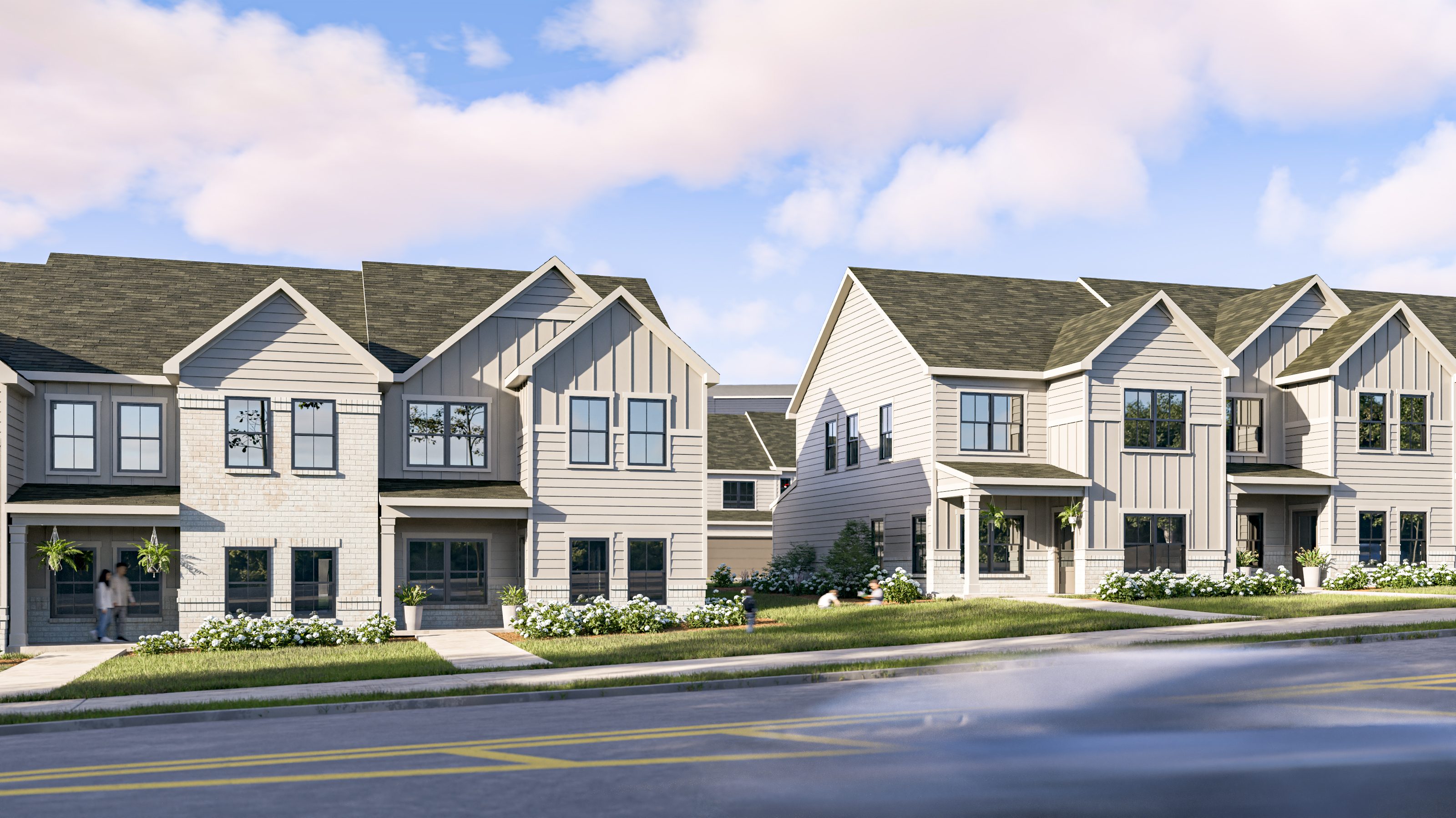 Snellville Townhome Development, Snellville, Georgia, rendering 2 of 2