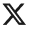 Twitter logo icon.