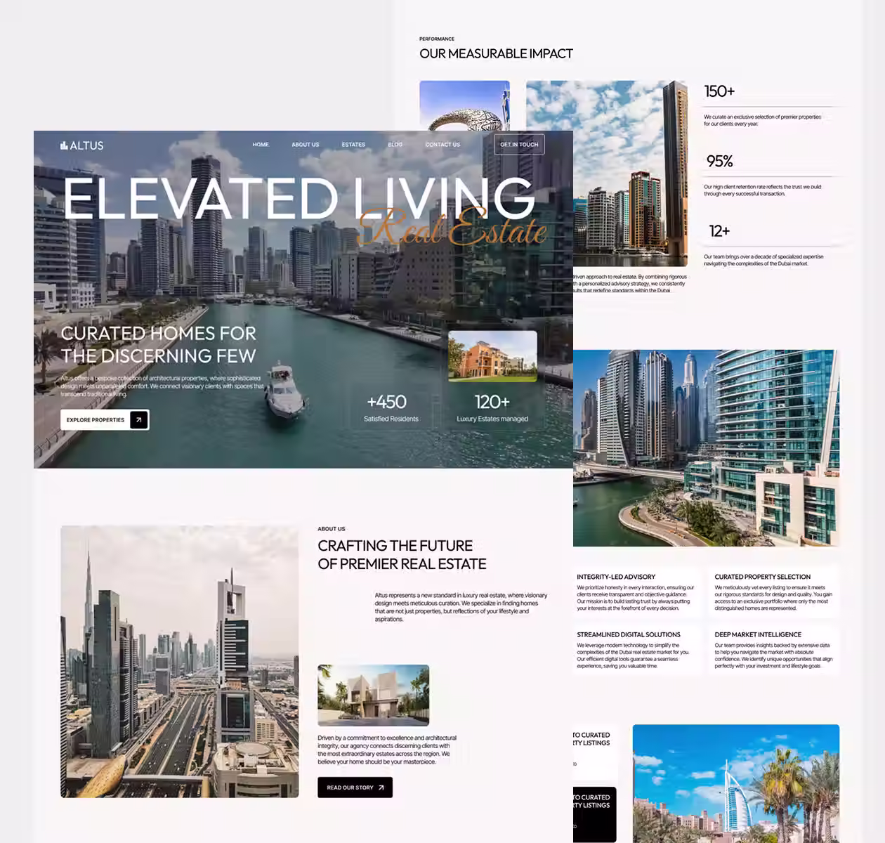 Altuss — Luxury Real Estate Webflow Template