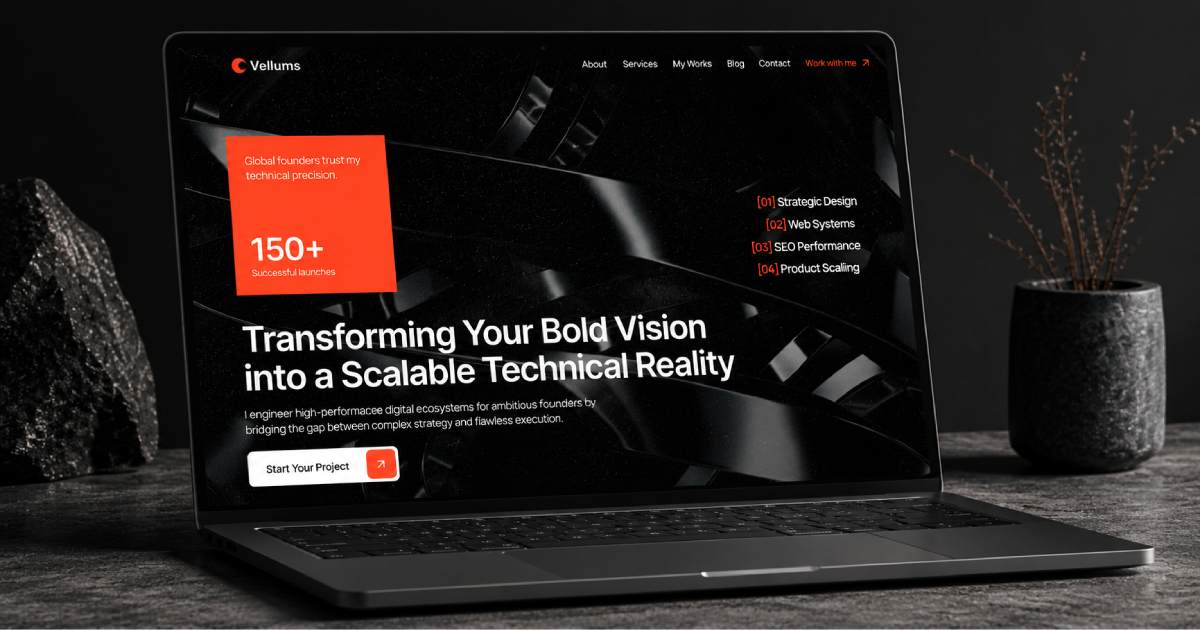 How I Built Vellums - A Webflow Template for Creative Studios