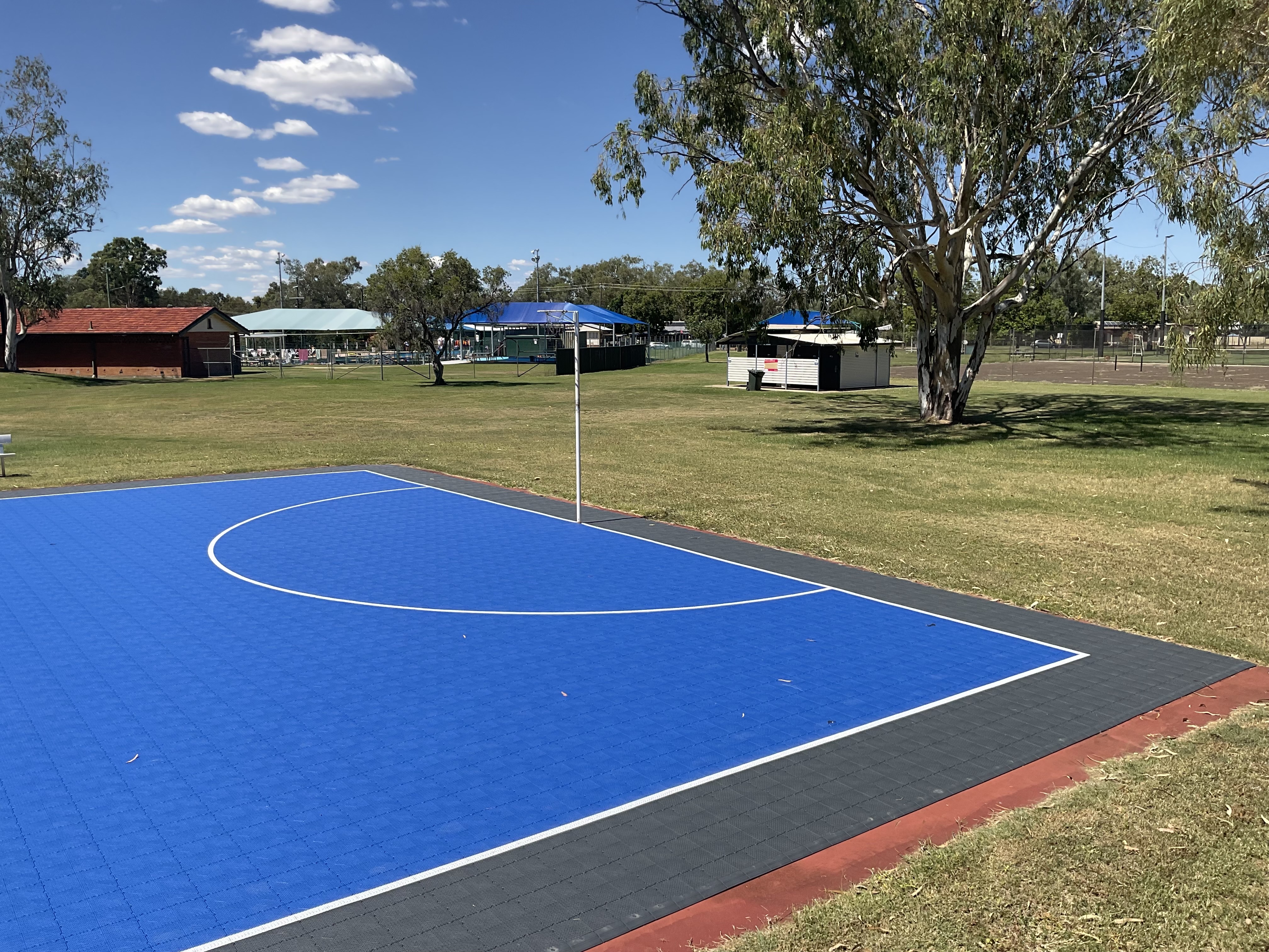 Full-size netball court at King Edward Park, Charleville QLD - view 3 of 5