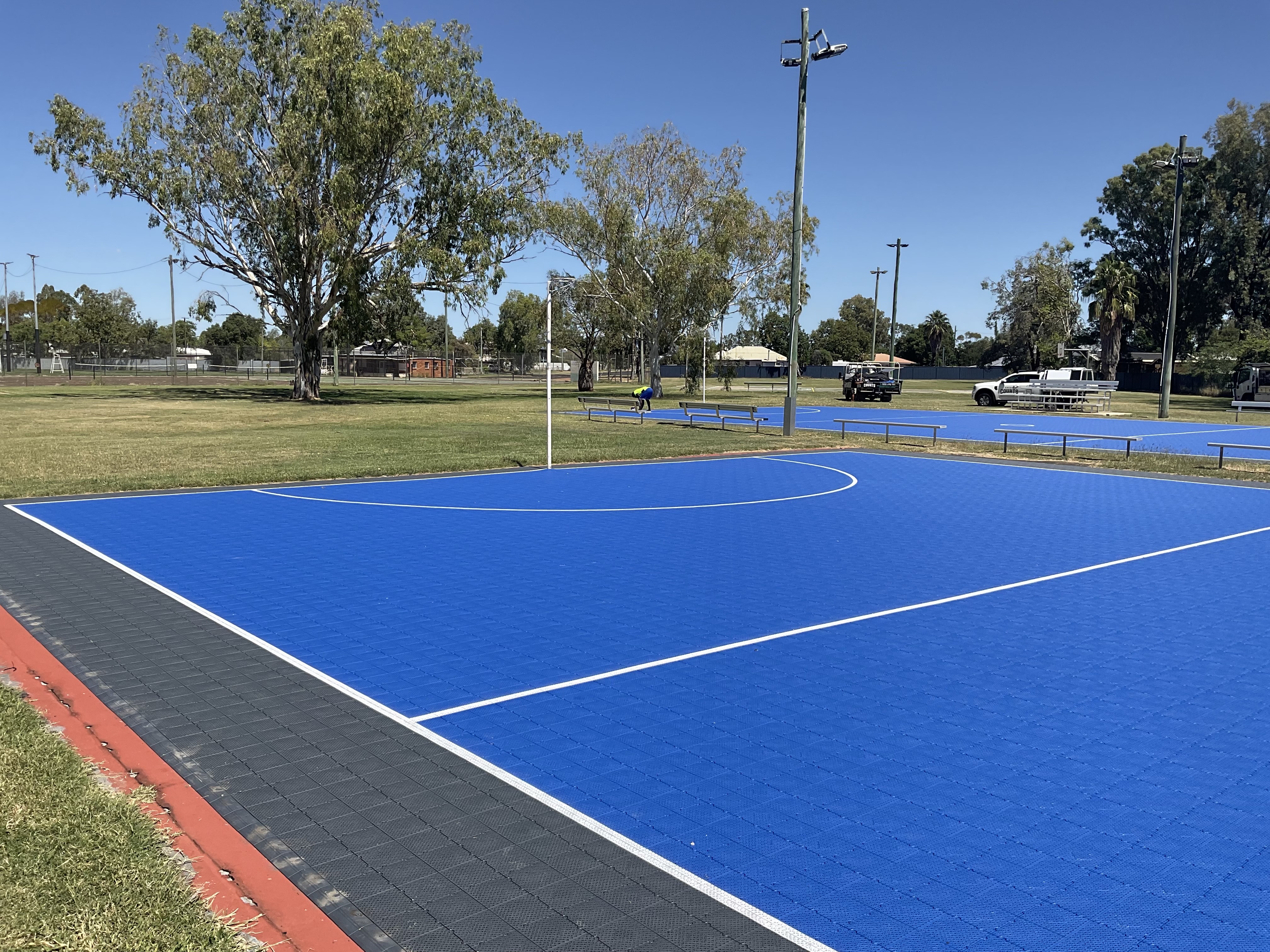 Full-size netball court at King Edward Park, Charleville QLD - view 4 of 5