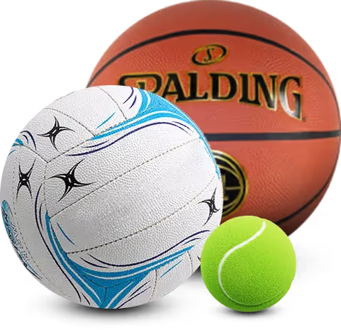 A group of different types of balls