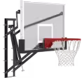 Basketball ring on a transparent background.