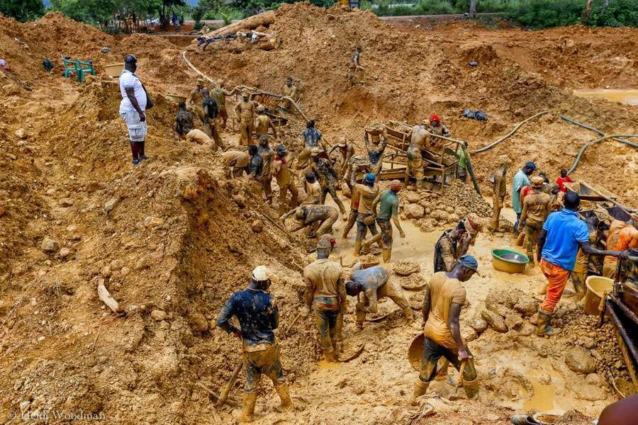 Galamsey mine. Credit: Global Initiative Against Transnational Organised Crime.