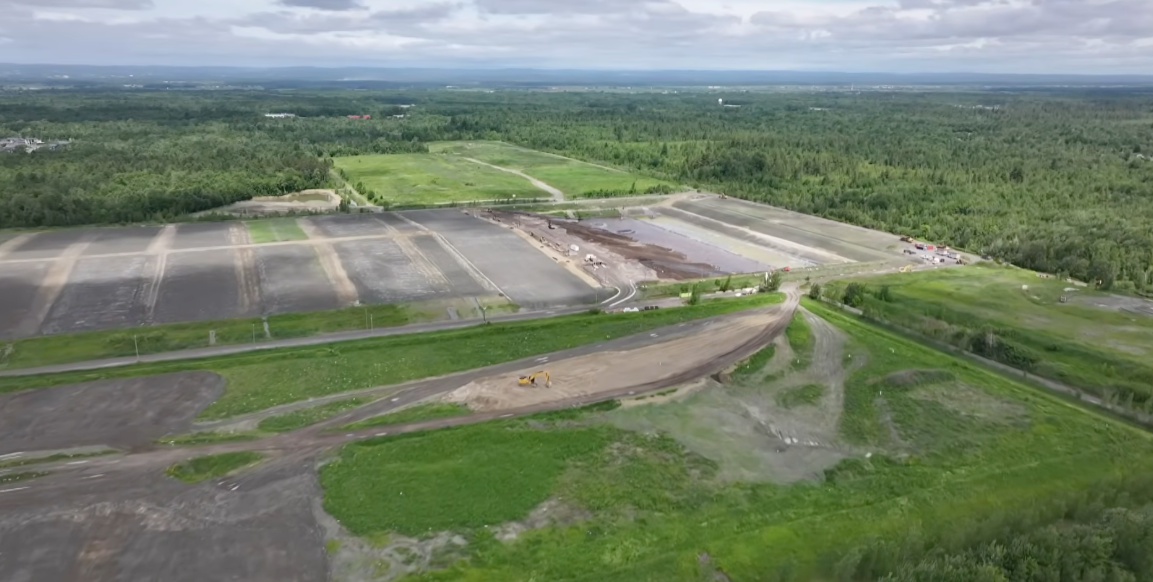 The Stablex hazardous waste site.