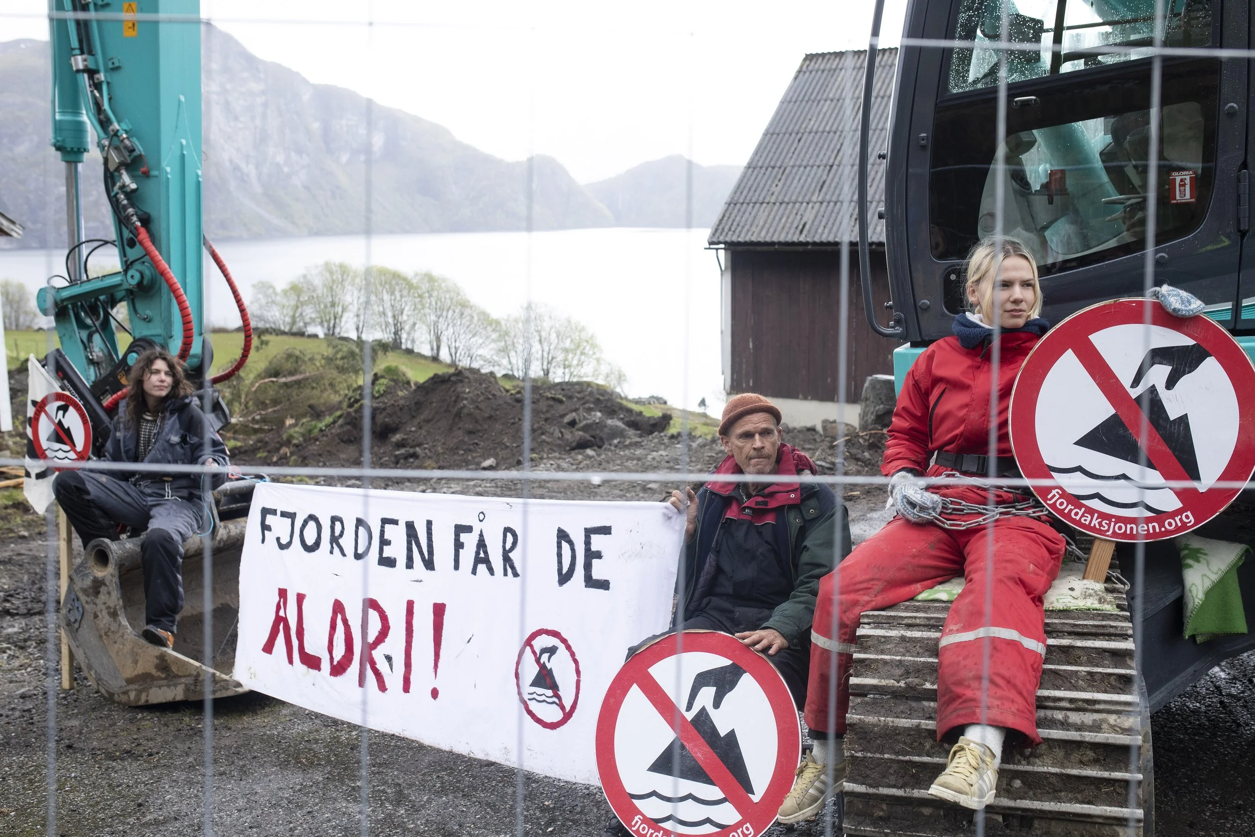 Protests against the Engebø mine, 2022. Image credit: Amanda Iversen Orlich.