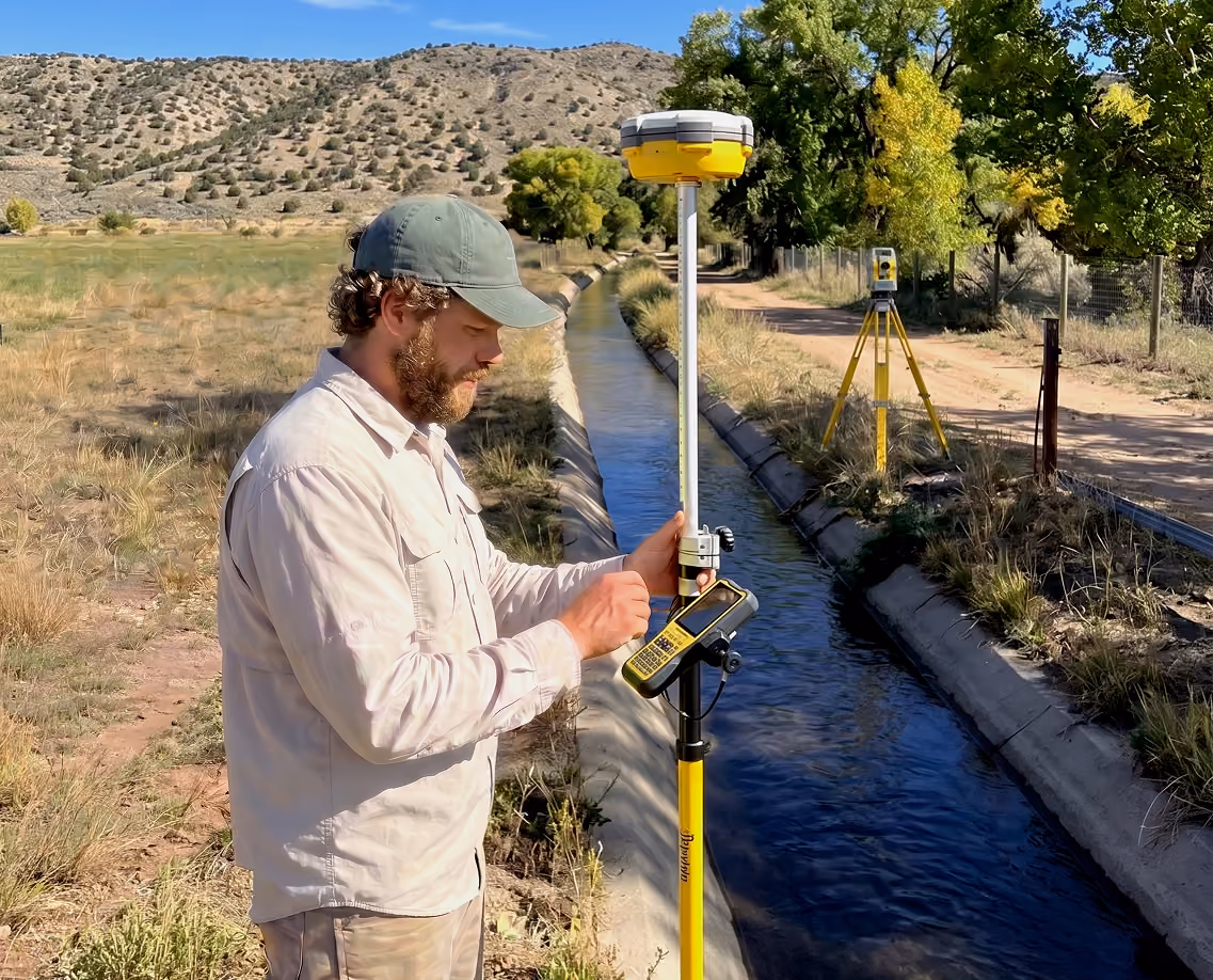 Field water rights survey work in New Mexico