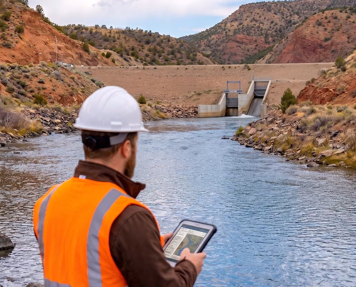 Hydrologic engineering review of a New Mexico dam and reservoir