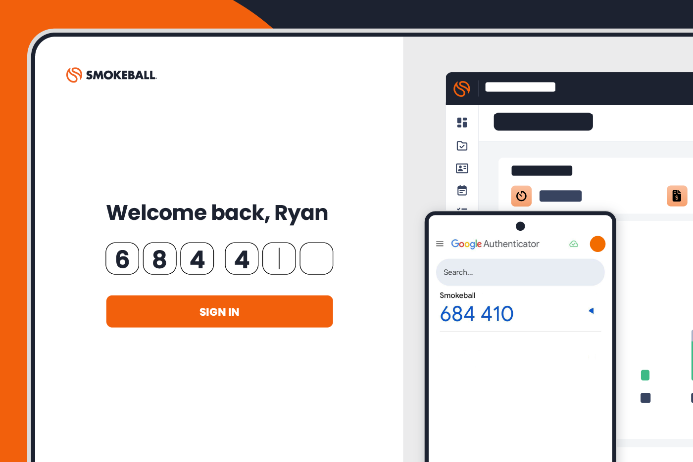 Smokeball's 2FA protects your sensitive legal data