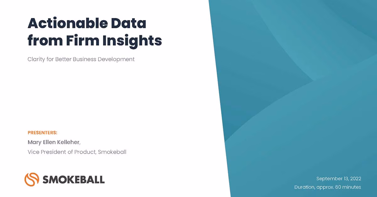 Actionable Data from Firm Insights