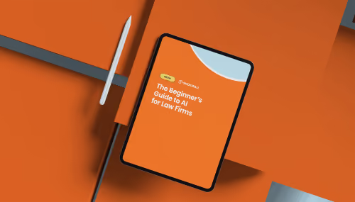 Download Smokeball's "The beginner's guide to AI for law firms" eBook