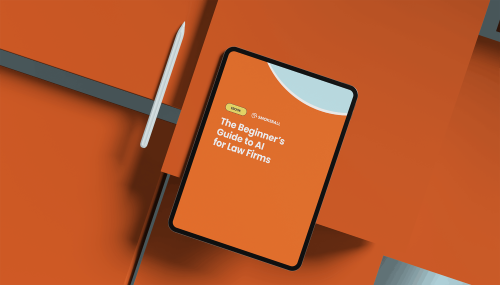 Download Smokeball's "The beginner's guide to AI for law firms" eBook