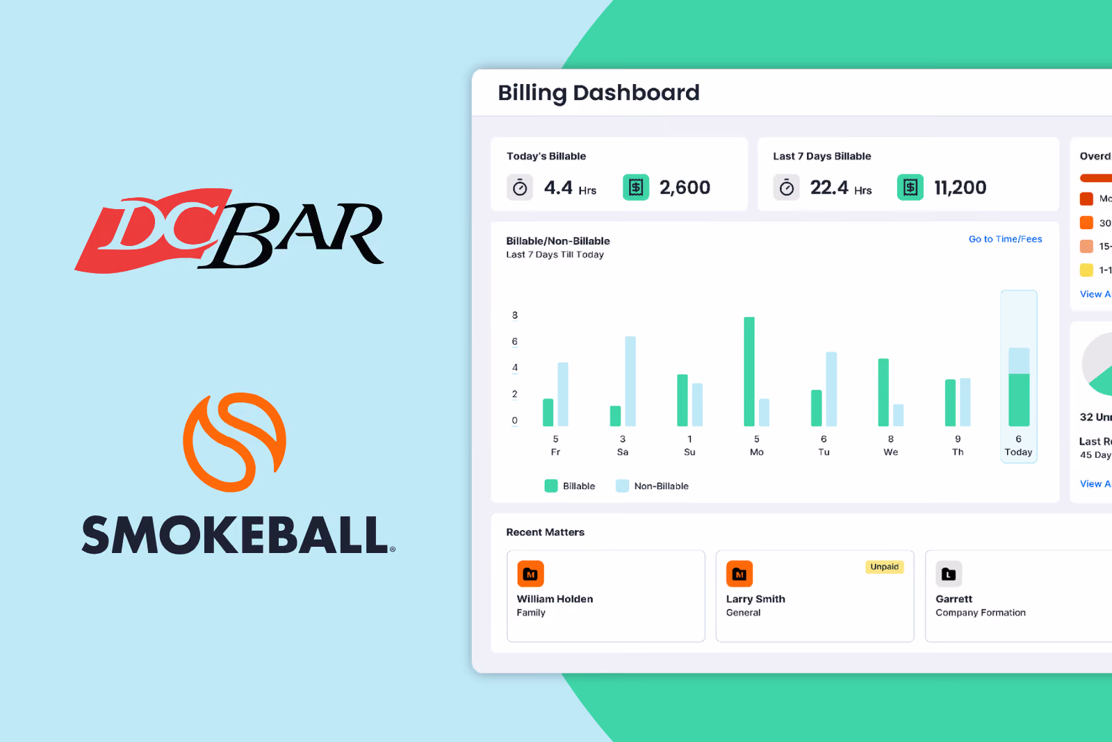 Smokeball Bill now empowers 119,000 D.C. Bar members with trust accounting compliance and billing technology.