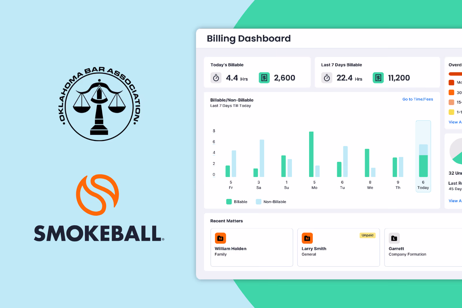 New benefit gives OBA members complimentary access to Smokeball Bill to improve billing and trust accounting compliance.