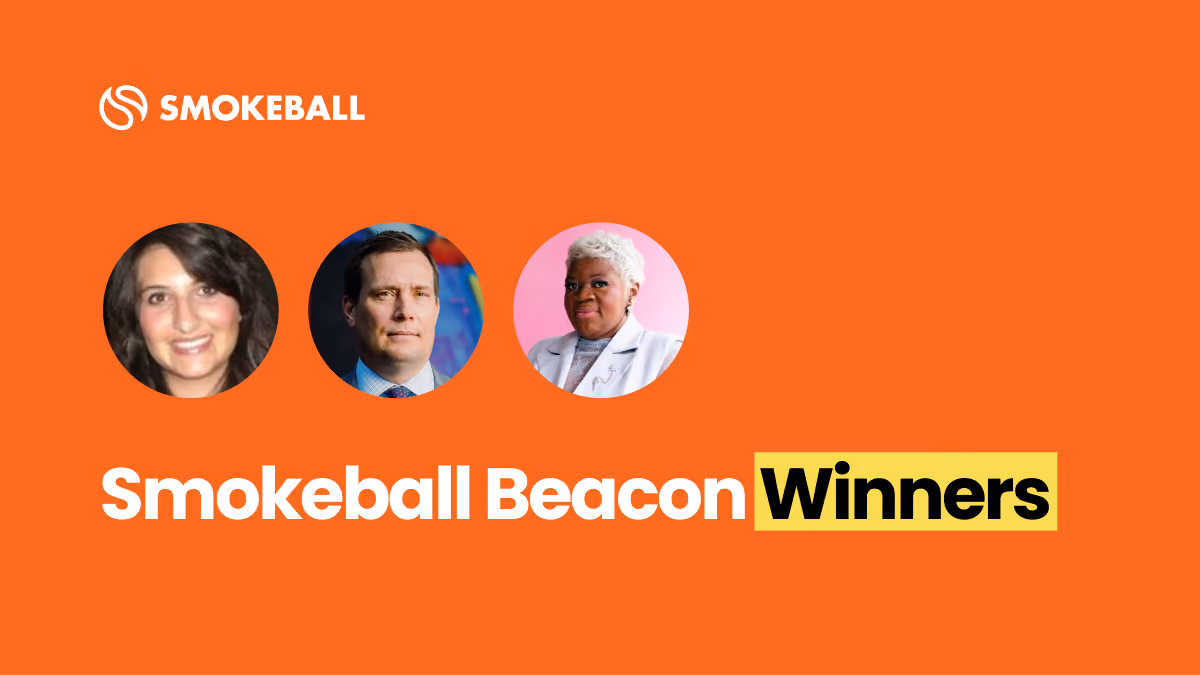 Celebrating Smokeball’s 2026 Beacon Award Winners: Lawyers Making a Difference